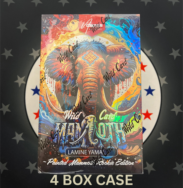 新品 タグ付き  Luis Llama ラマ 廃番 希少 レア 2024 Wild Card Lamine Yamal Painted Mammoth 4 Box Case