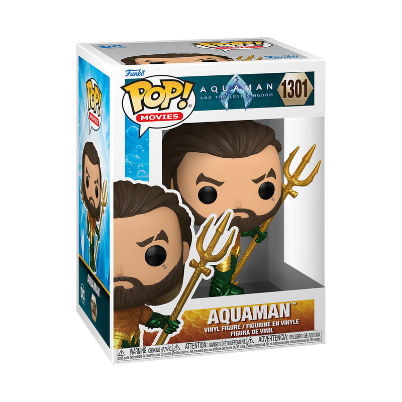 Aquaman Funko Pop Aquaman 1301 W/ Protector