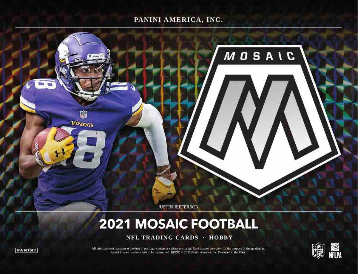 2021 Panini Mosaic Football Hobby 12 Box Case