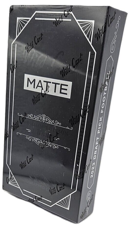 2023 Wild Card Matte Premium Football 6 Hobby Box Inner Case W/ 6 SP Promo Packs