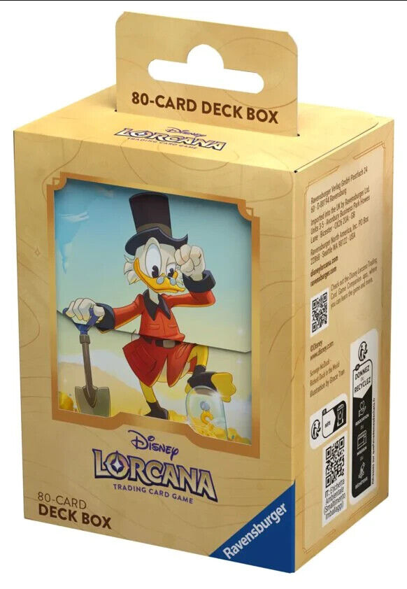 Disney Lorcana Into The Inklands Scrooge Mcduck Deck Box