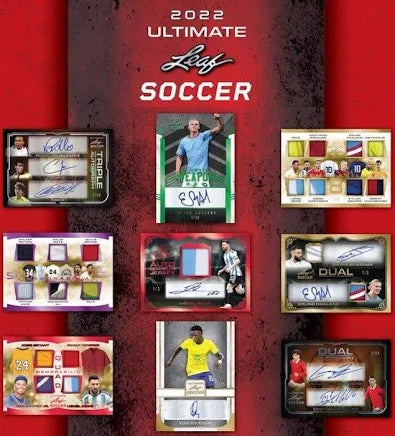 2022 leaf ultimate soccer hobby box