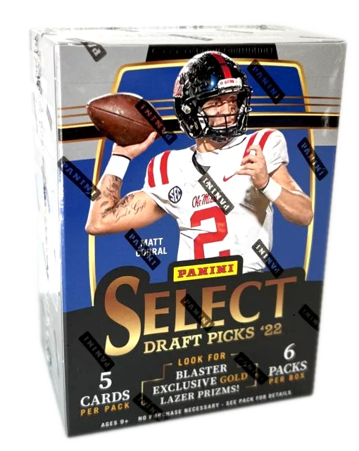 2022 Panini Select Draft Picks Football Hobby Box