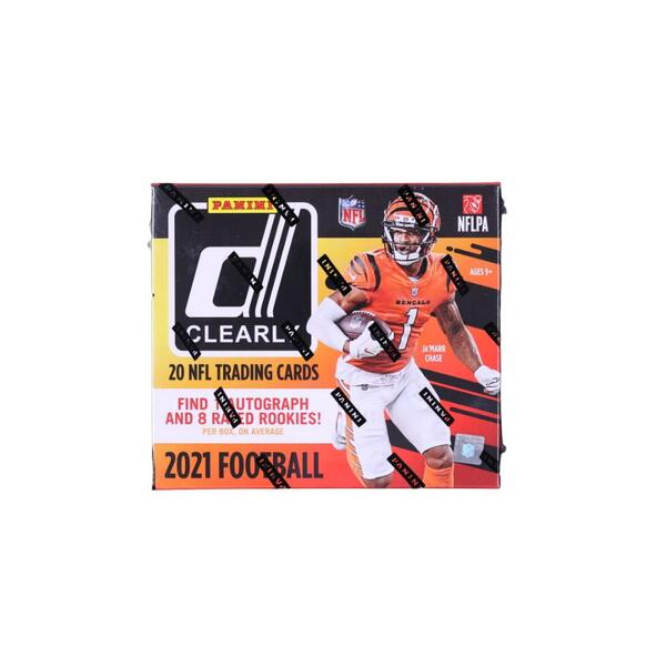 2021 Panini Clearly Donruss Football Sealed Hobby Box 