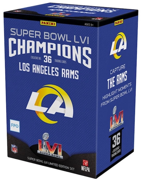 2022 Panini Los Angeles Rams Super Bowl LVI Championship Box
