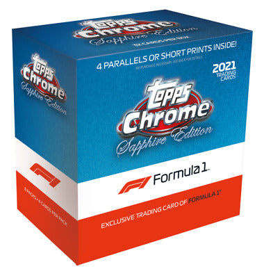 2021 Topps Chrome Sapphire Formula 1 Racing Box