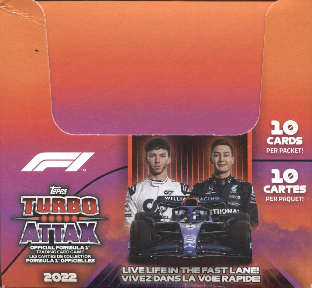 2021/22 Topps Formula 1 F1 Turbo Attax Retail Box