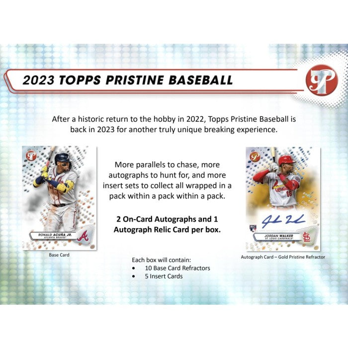 2023 Topps Pristine Baseball 8 Hobby Box Case