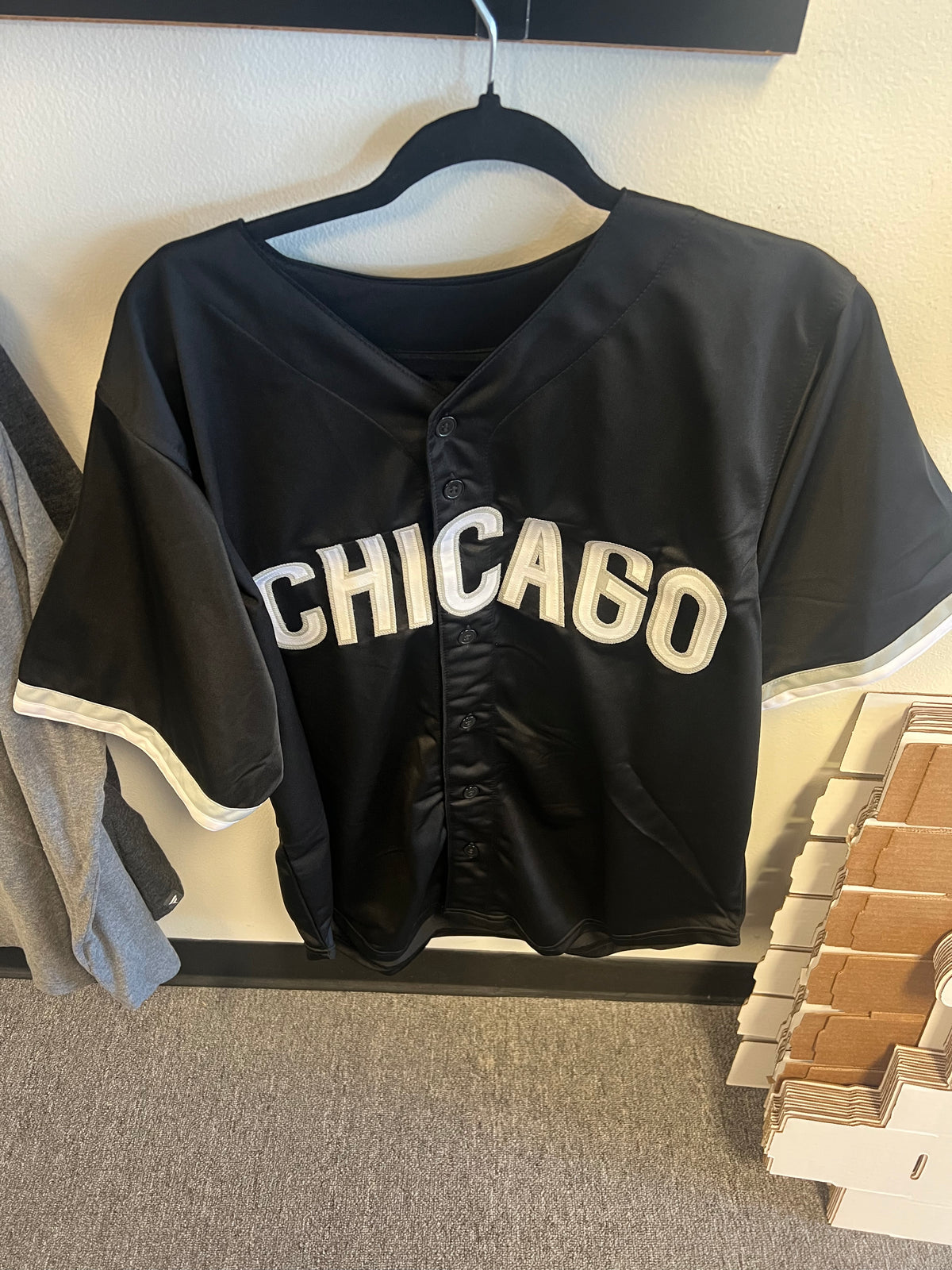 Bobby Jenks Autographed Black Jersey "05 WS Champs" w/ JSA COA