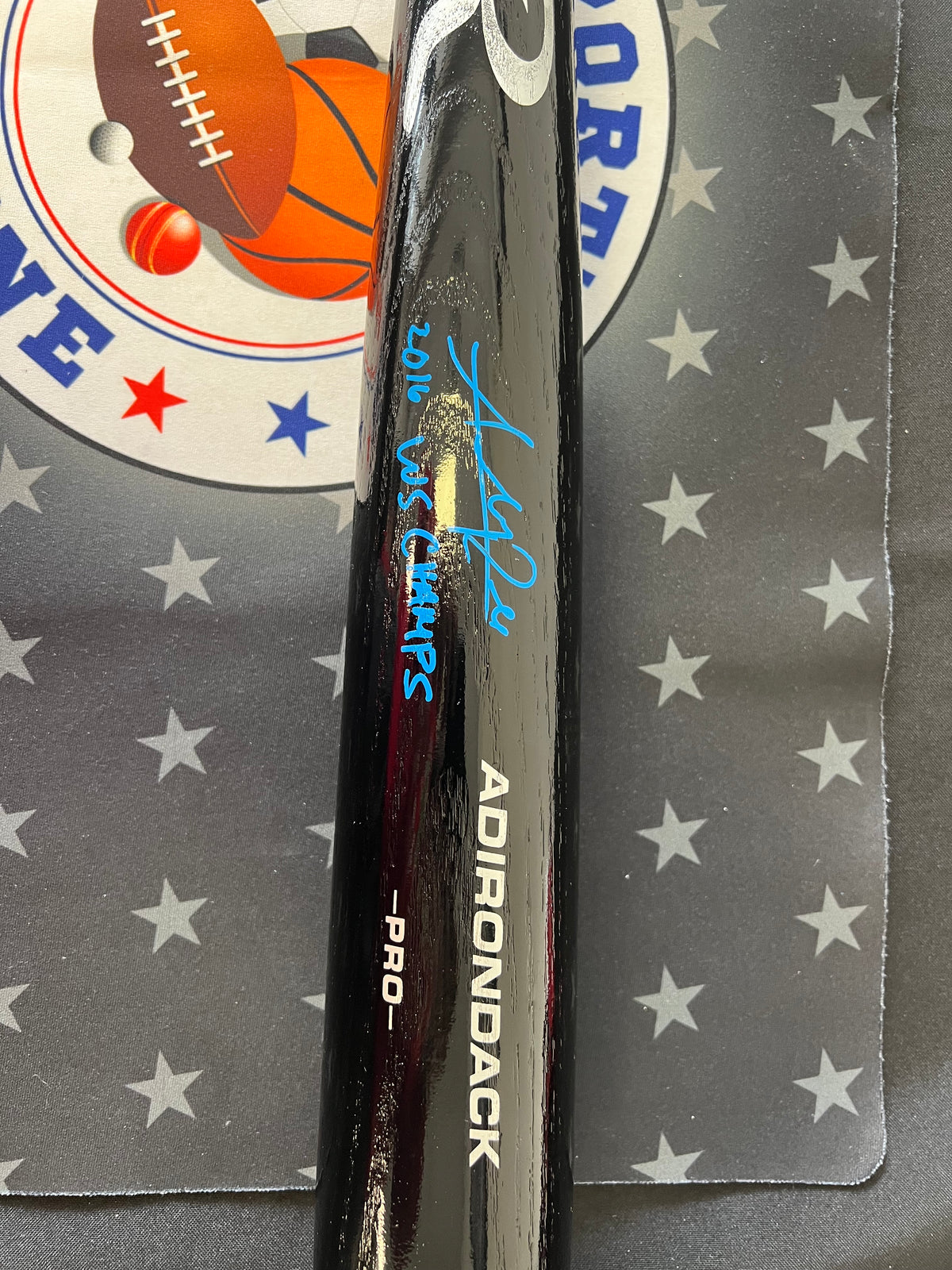 Addison Russell Autographed Baseball Bat w/ Inscription JSA COA