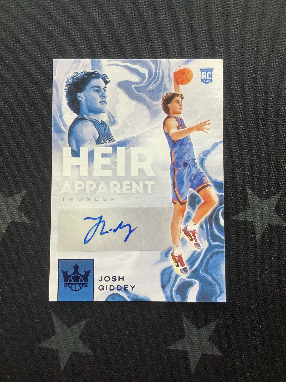 2021-22 Panini Court Kings Josh Giddey RC Rookie Heir Apparent Auto #23/25