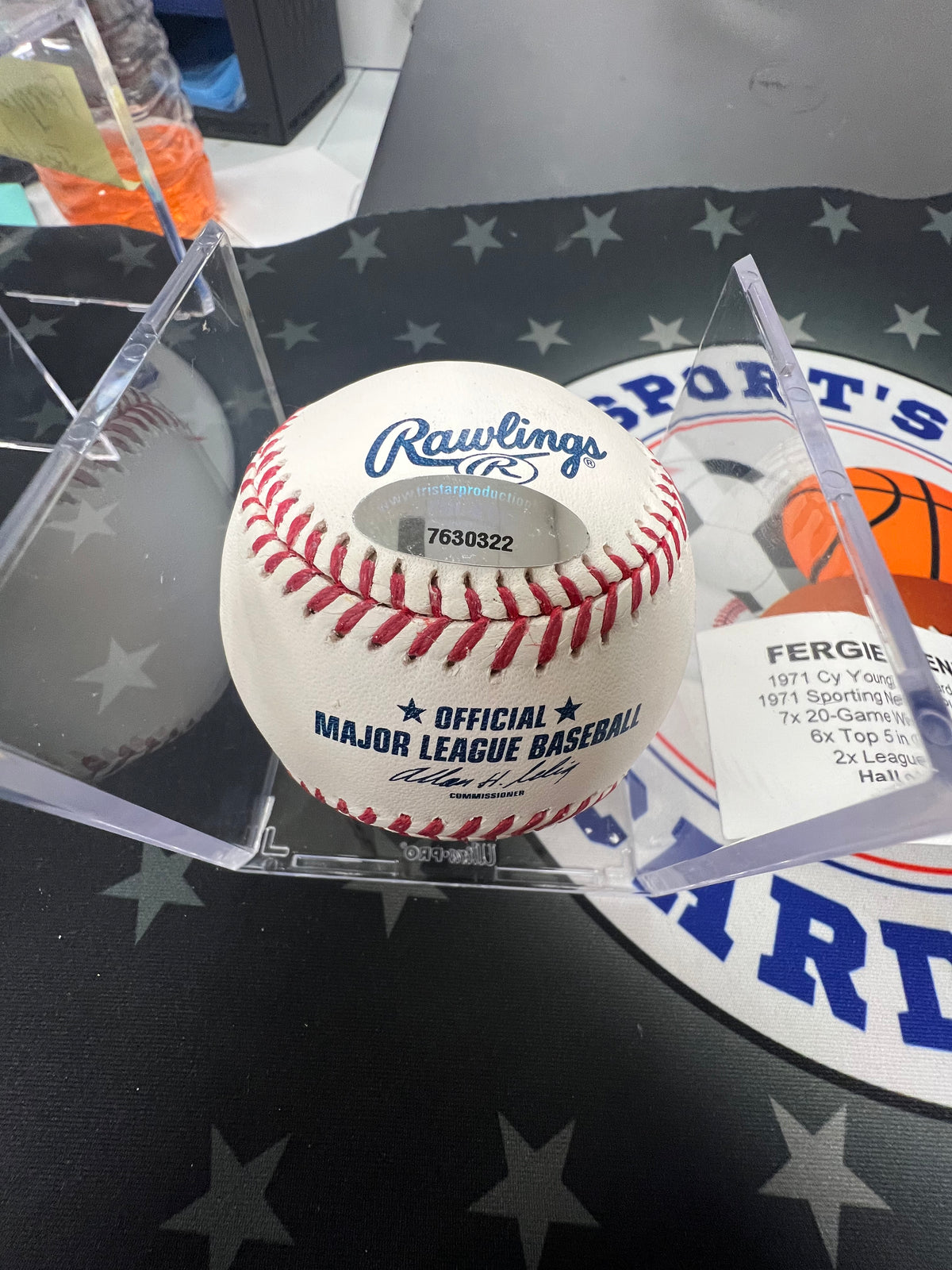 Fergie Jenkins Autographed Baseball w/ Inscription OMLB Tri-Star COA