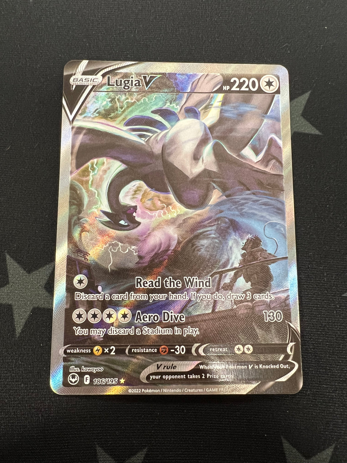 2022 Pokemon Lugia V 186/195 (Silver Tempest)