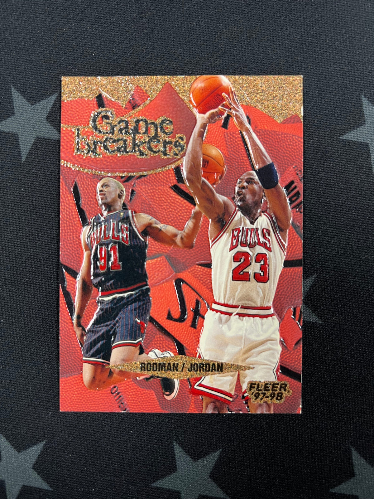 1997-98 Fleer Game Breakers: #1 Michael Jordan/Dennis Rodman