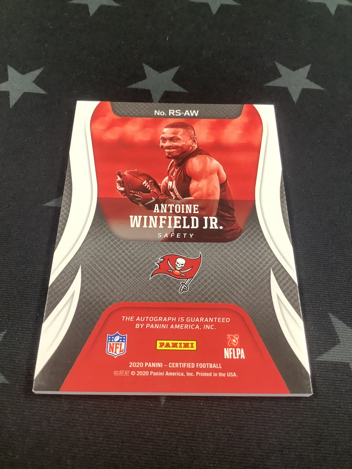 2020 Panini Certified Football Antoine Winfield Jr. Rookie Signatures /20 RS-AW