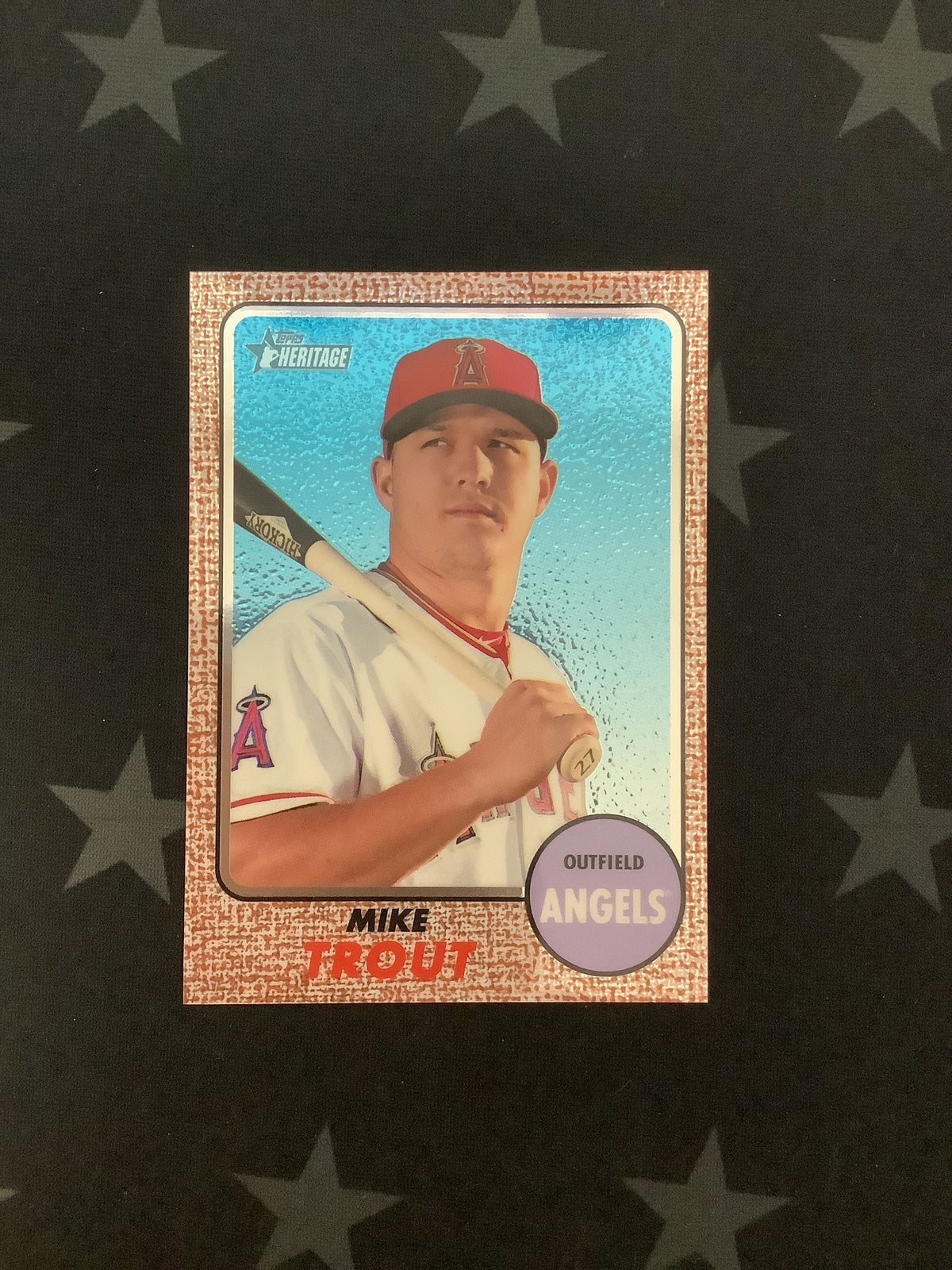 2017 Topps Heritage Mike Trout #THC-450 Chrome 937/999