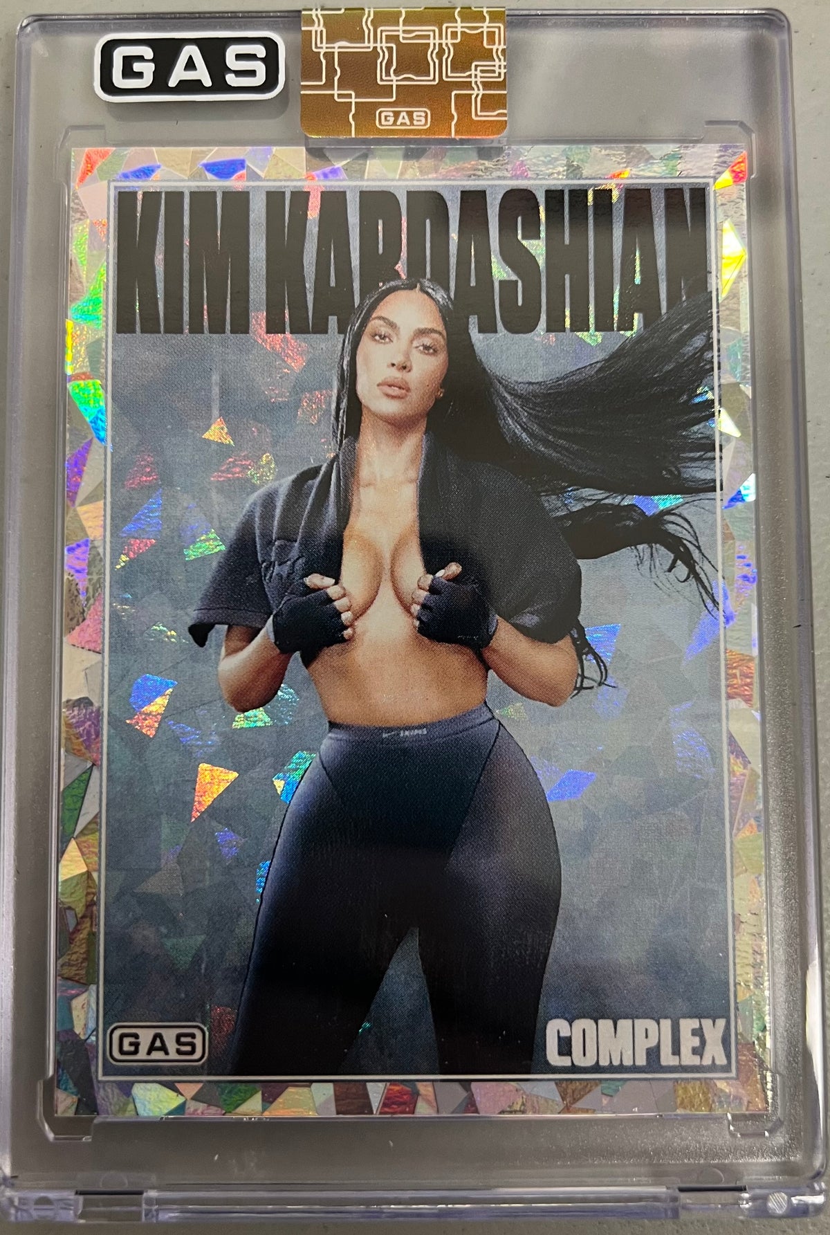 2026 GAS Trading Cards x Complex Kim Kardashian Cracked Ice /500