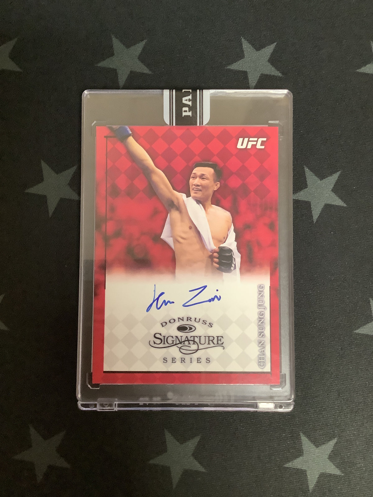 2022 Panini Instant UFC Chan Sung Jung #DS-CJ Donruss Signature Series Auto 9/25