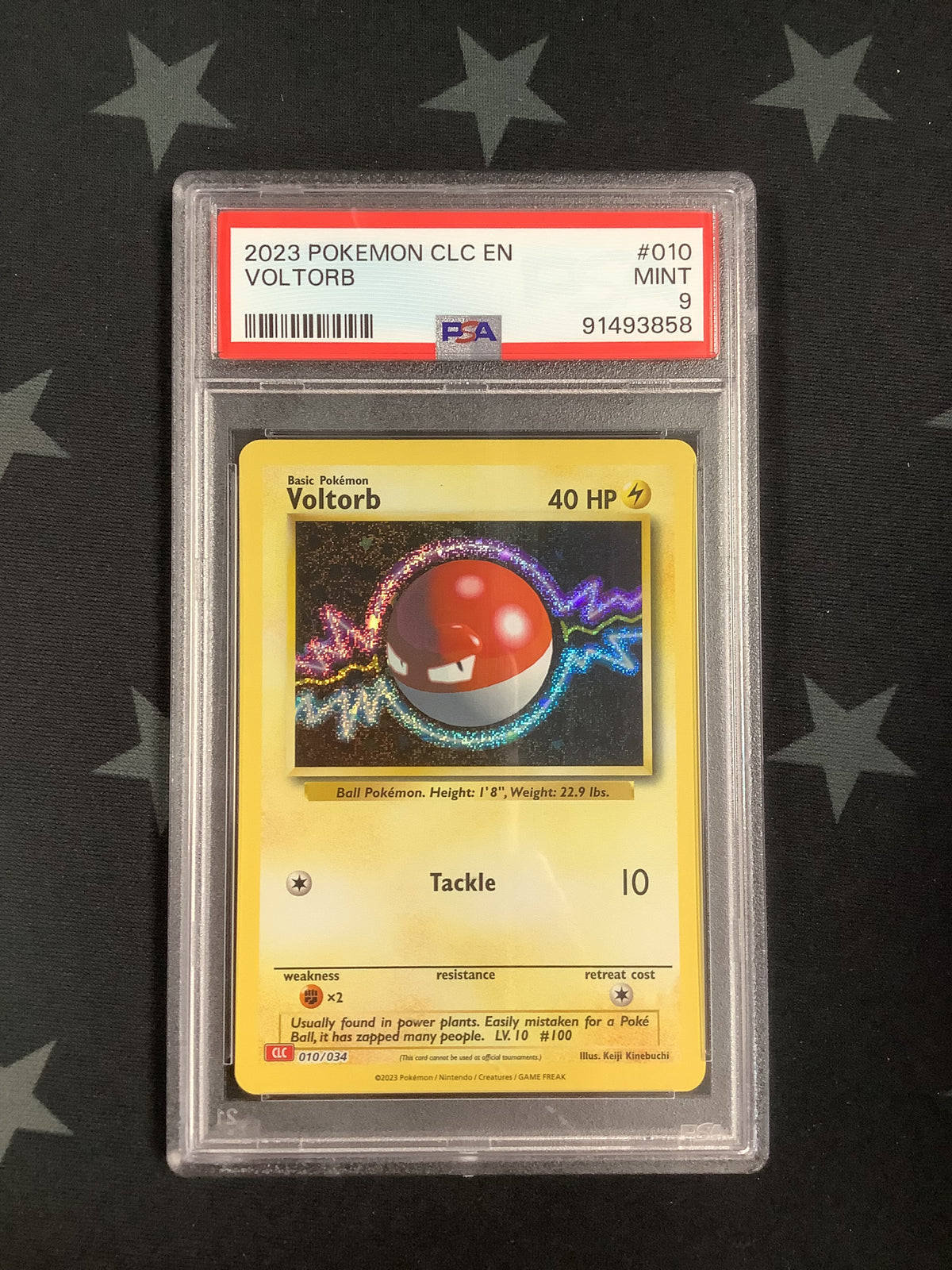 2023 POKEMON CLC EN VOLTORB #010 PSA MINT 9 91493858