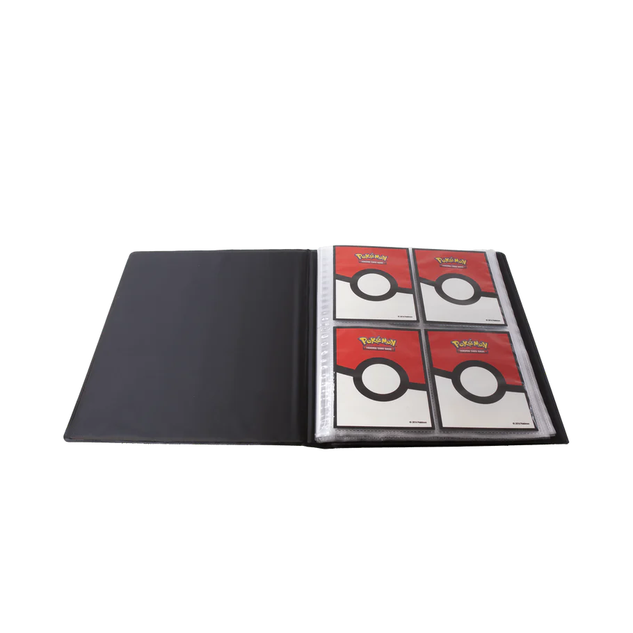 Ultra Pro Pokemon Pitch Black 4 Pocket Portfolio