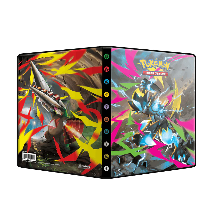 Ultra Pro Pokemon Pitch Black 4 Pocket Portfolio