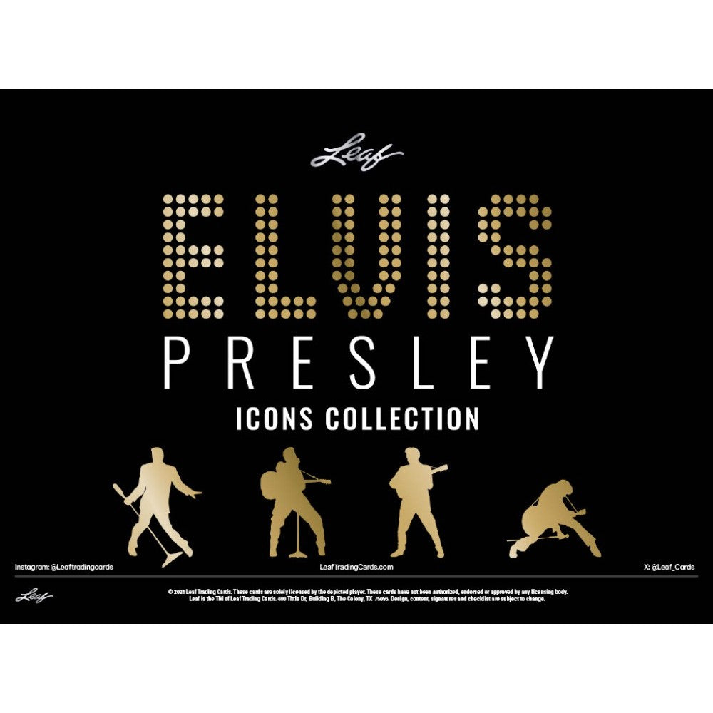 2024 Leaf Elvis Presley Icons Collection Box *PRESALE*