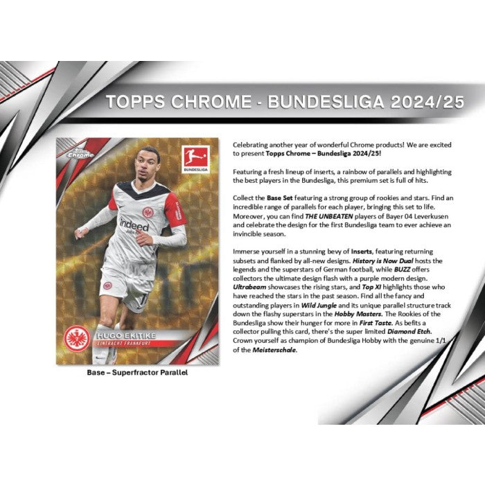2024/25 Topps Chrome Bundesliga Soccer Hobby Box