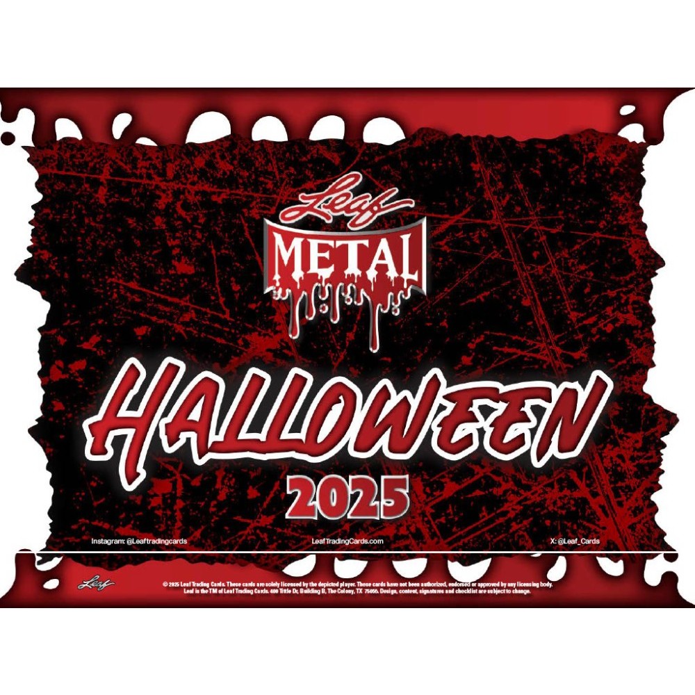 2025 Leaf Metal Halloween Hobby 10 Box Case