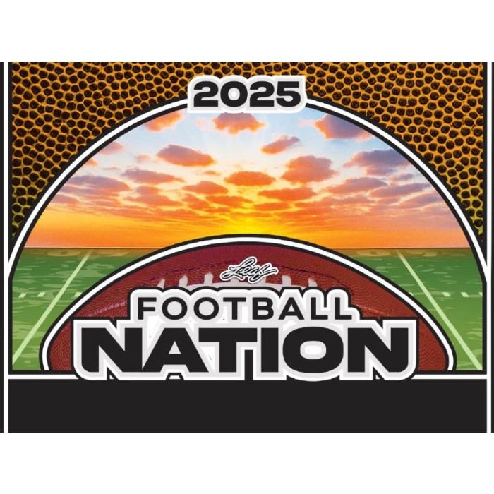 2025 Leaf Football Nation Hobby Jumbo Box