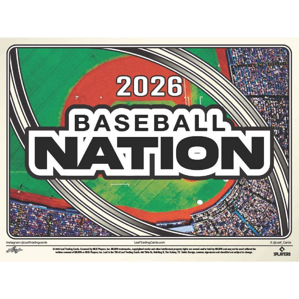 2026 Leaf Baseball Nation Jumbo Box