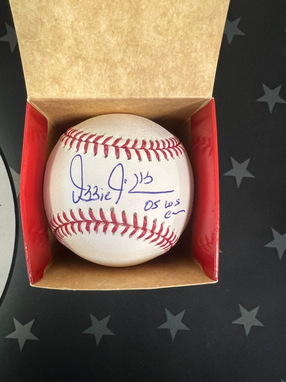 Ozzie Guillen Autographed Baseball "05 WS Champs" w/ JSA COA