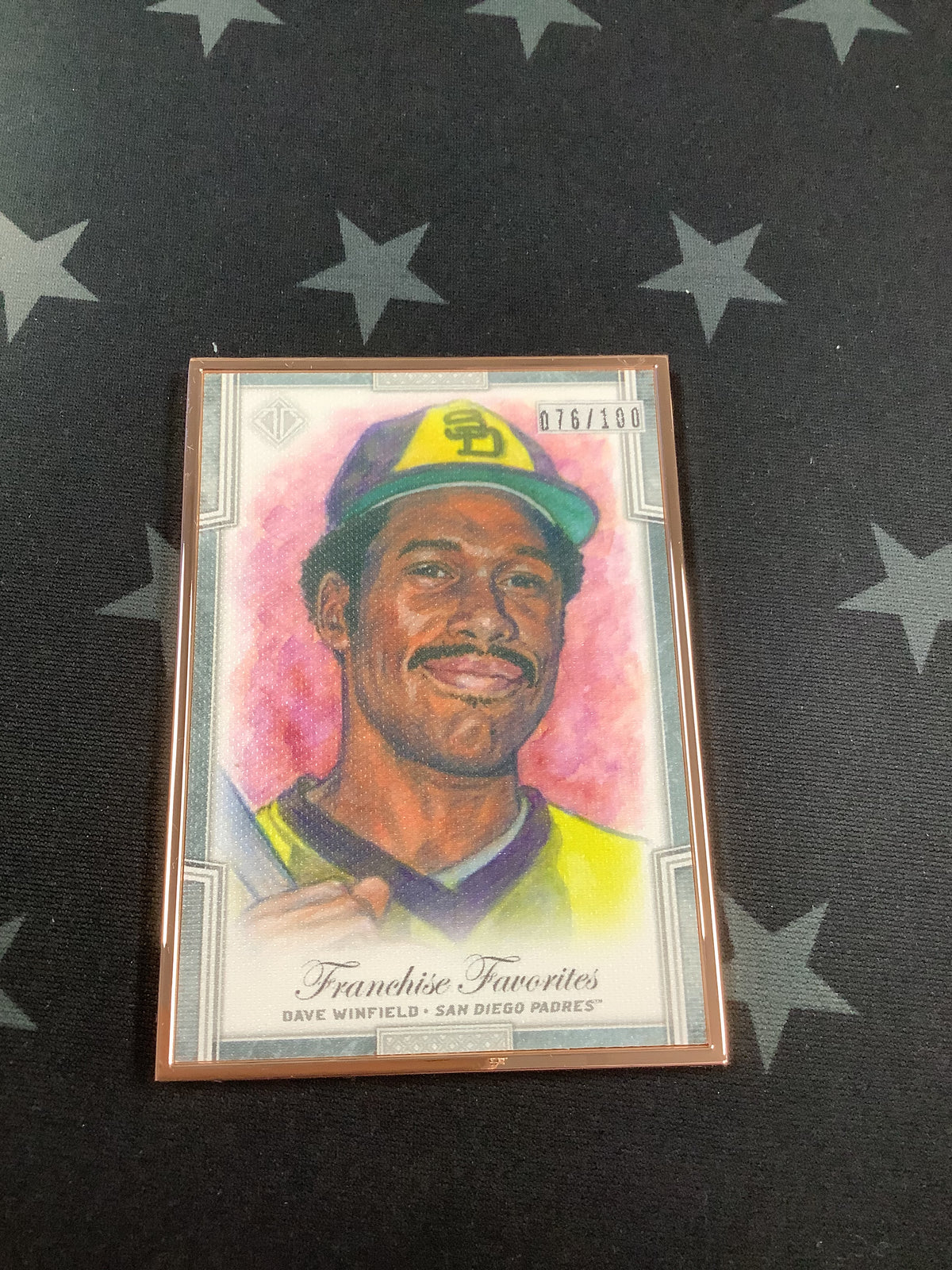 2019 DAVE WINFIELD FRANCHISE FAVORITES TRANSCENDENT COLLECTION BASEBALL #FFR-DW /100