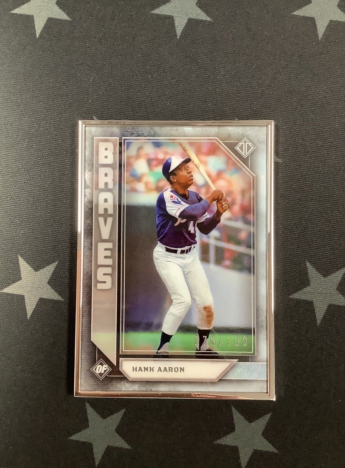 2019 HANK AARON TOPPS TRANSCENDENT COLLECTION BASEBALL BRAVES #13 /100