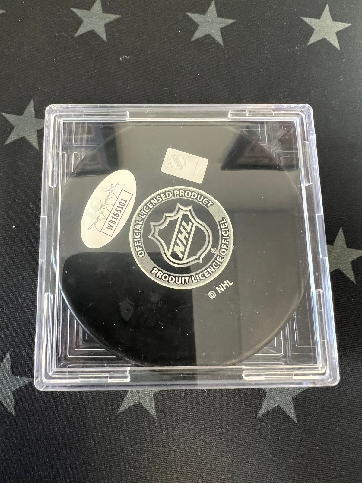 Daniel Carcillo Autographed Hockey Puck “Car Bomb” Inscription w/ JSA Cert