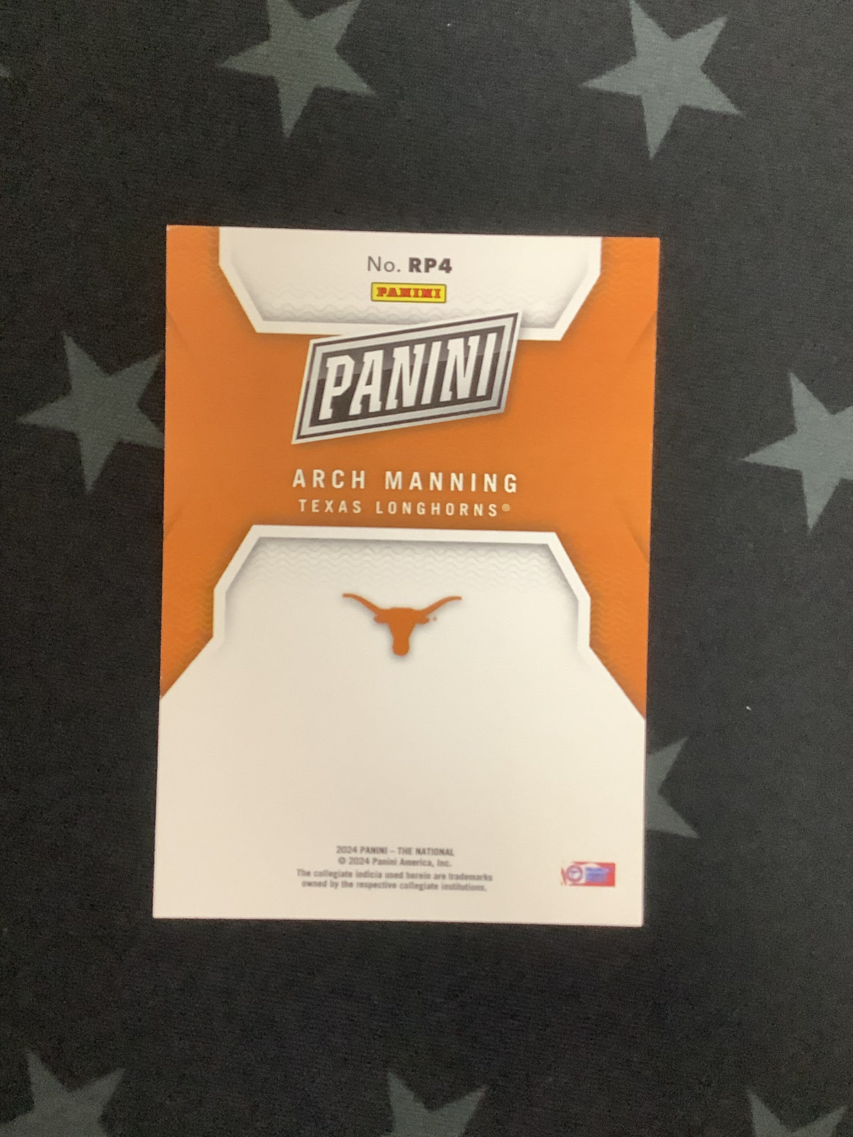 2024 Panini The National Arch Manning Silver Pack RP4 Base