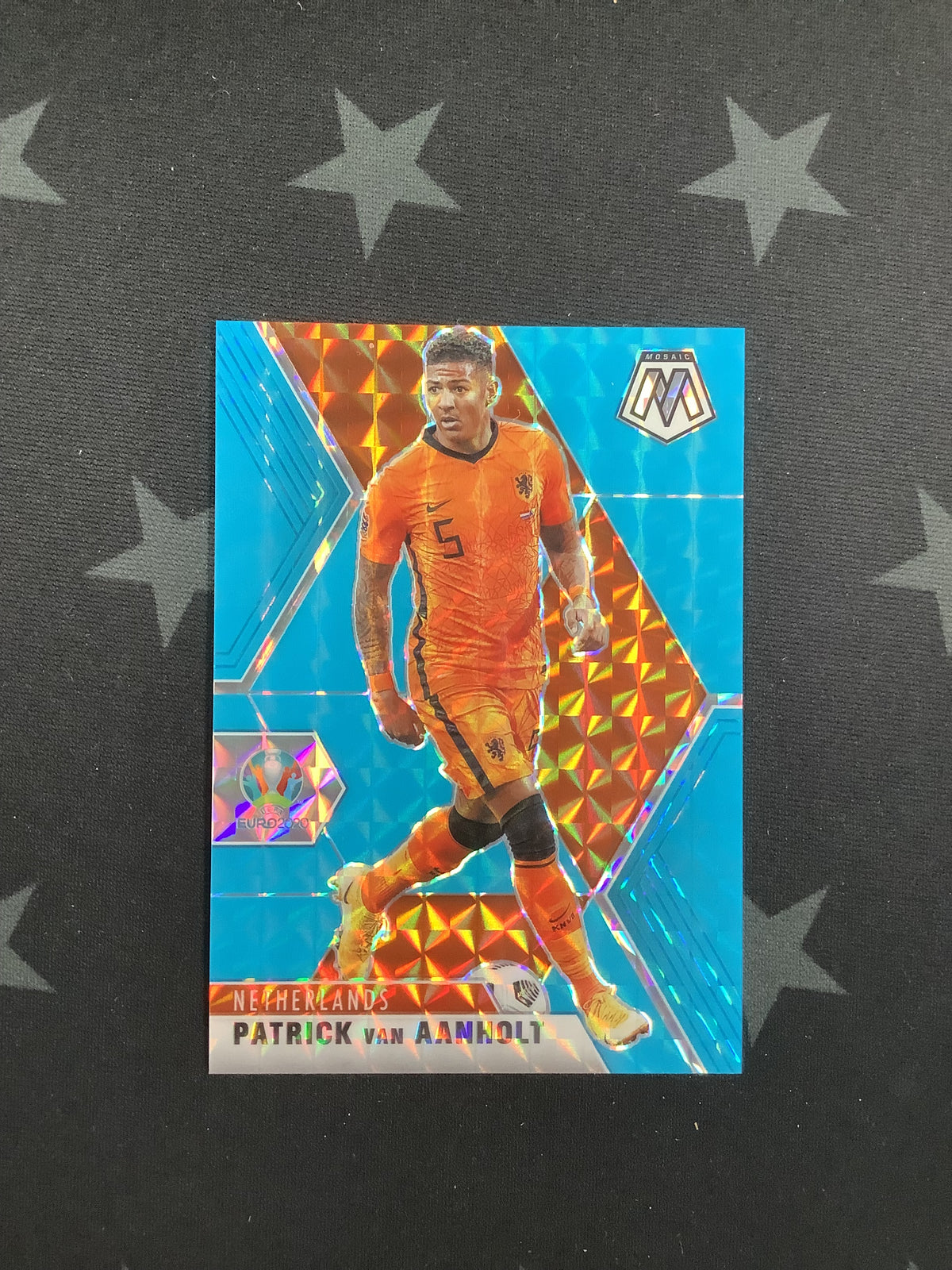 2021 PANINI MOSAIC EUFA EURO SOCCER PATRICK VAN AANHOLT BLUE #147 /15