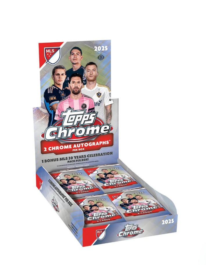 2025 Topps Chrome MLS Soccer Hobby Box