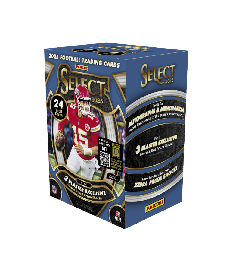 2025 Panini Select Football Hobby Blaster Box (Green & Red Prizm)