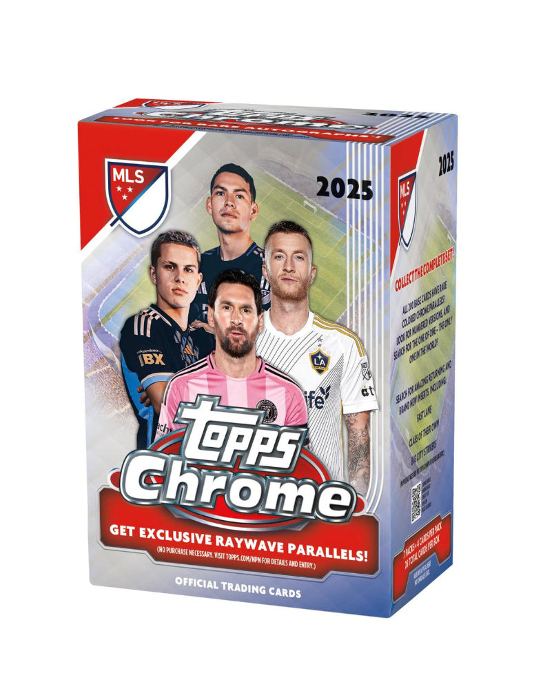 2025 Topps Chrome MLS Soccer Blaster Box