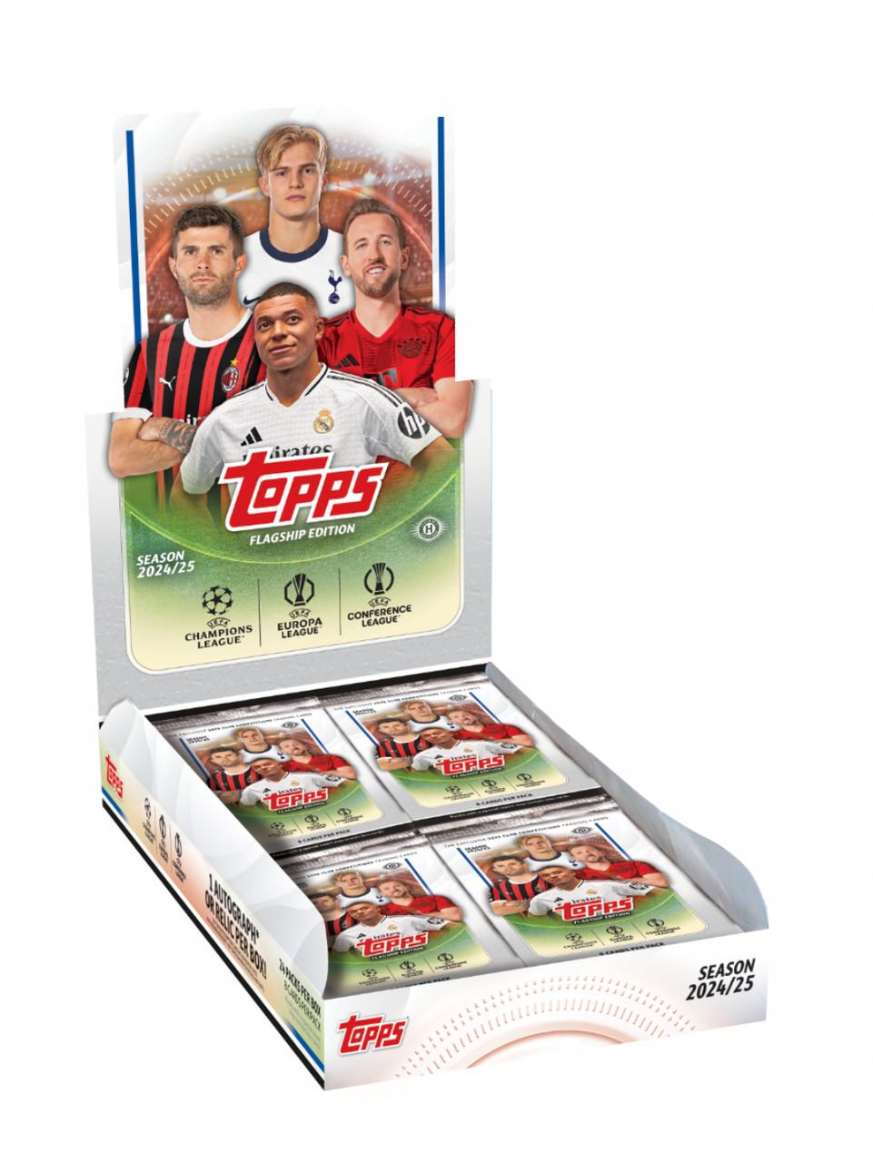 2024-25 Topps UEFA Club Competitions Soccer Hobby Box