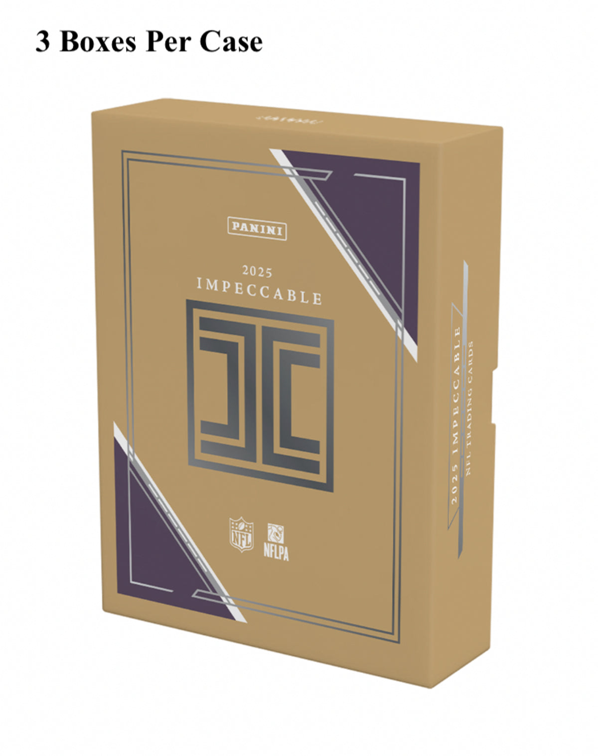 2025 Panini Impeccable Football Hobby 3 Box Case