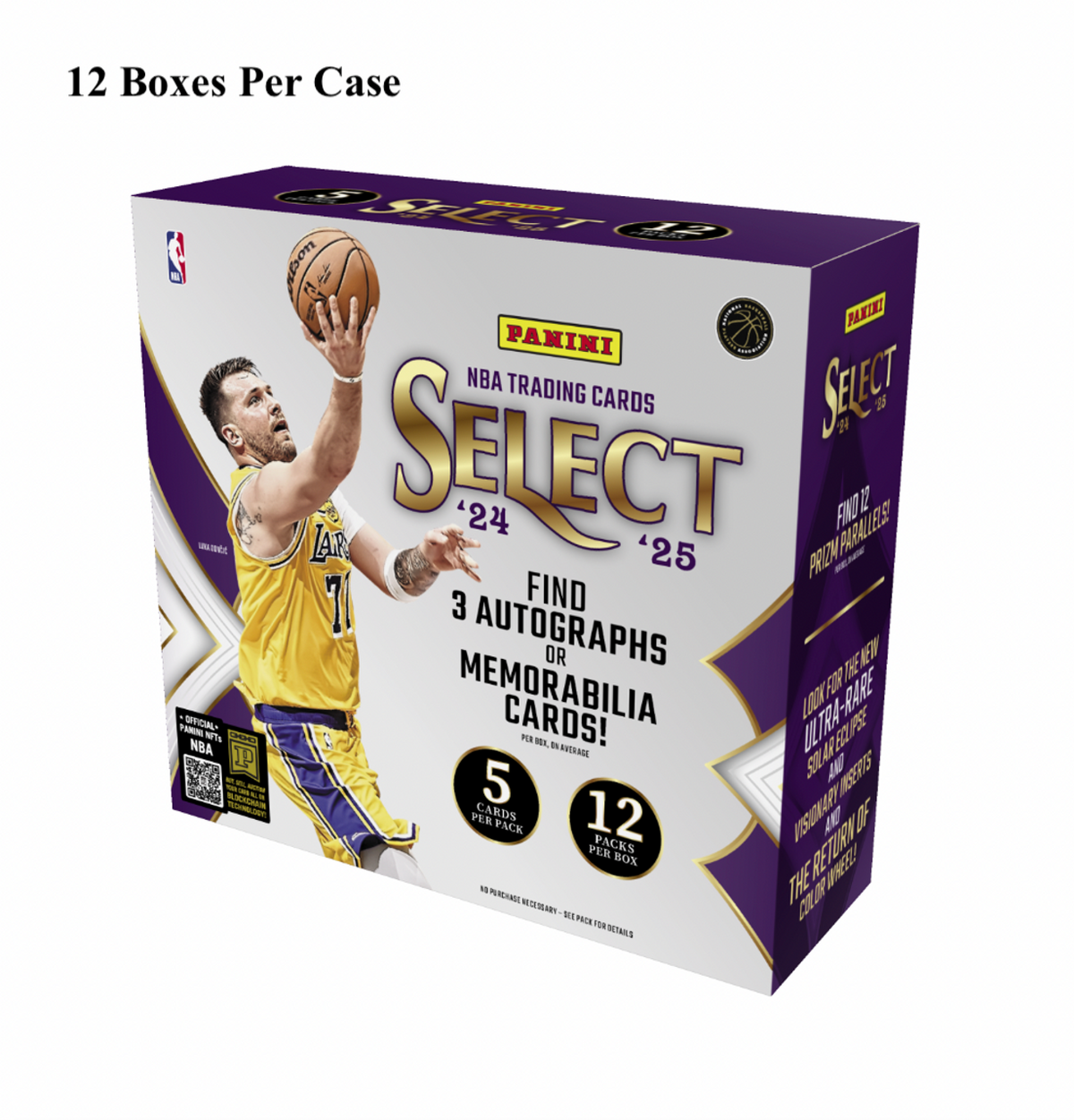 2024-25 Panini Select Basketball Hobby 12 Box Case