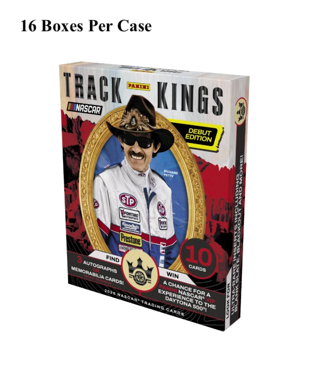 2026 Panini Track Kings Racing Hobby 16 Box Case