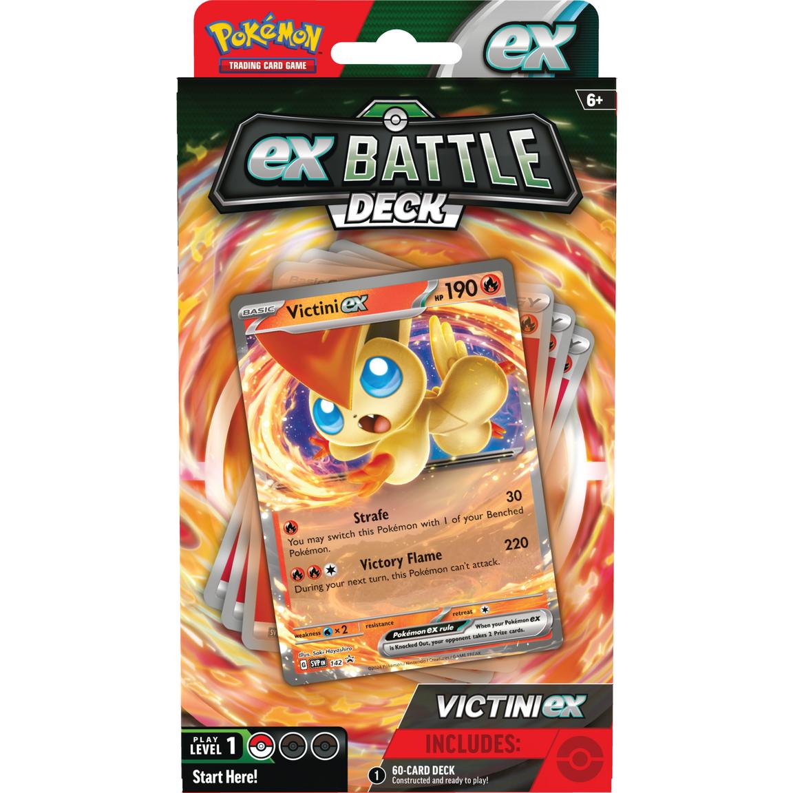 Pokemon Victini EX or Miraidon EX Battle Deck Box