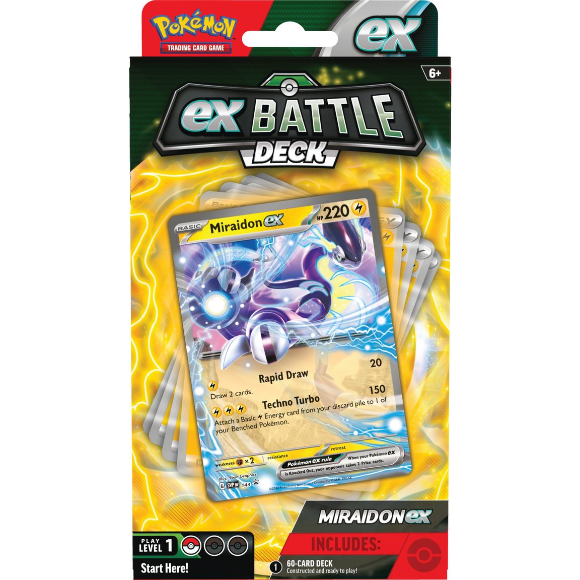 Pokemon Victini EX or Miraidon EX Battle Deck Box