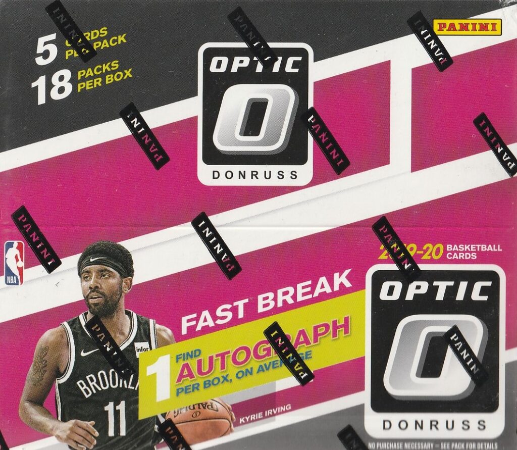 2019-20 Optic Basketball Fast Break 20 Box Case