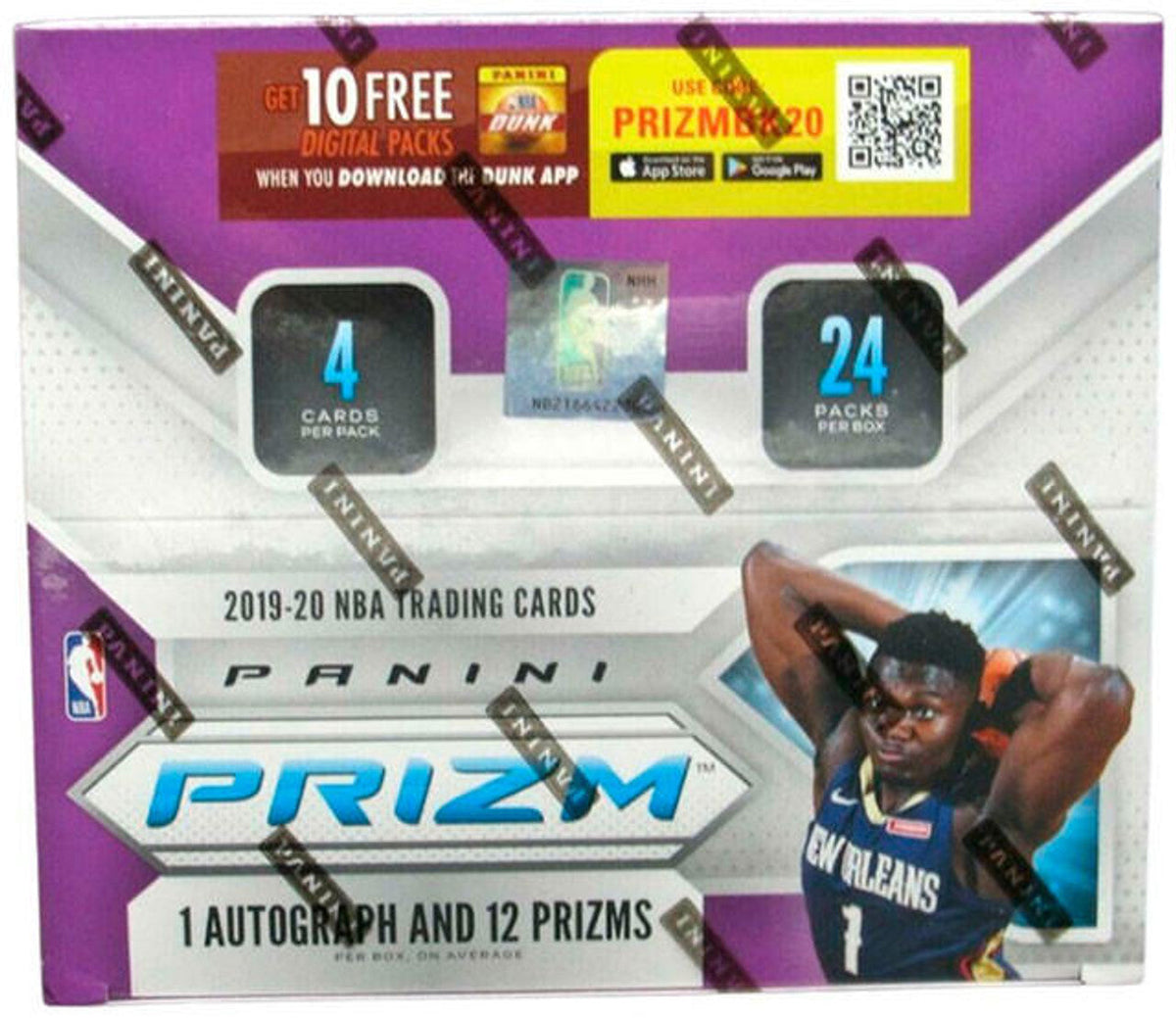2019/20 Prizm Basketball Retail 20 Box Case