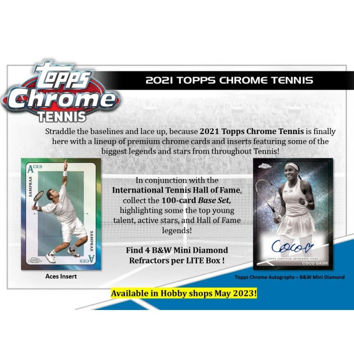 2021 Topps Chrome Tennis Lite Box