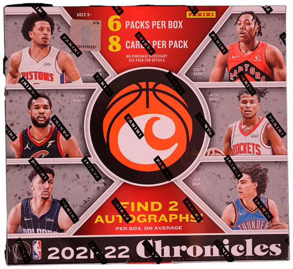 2021/22 Chronicles Basketball Hobby Box