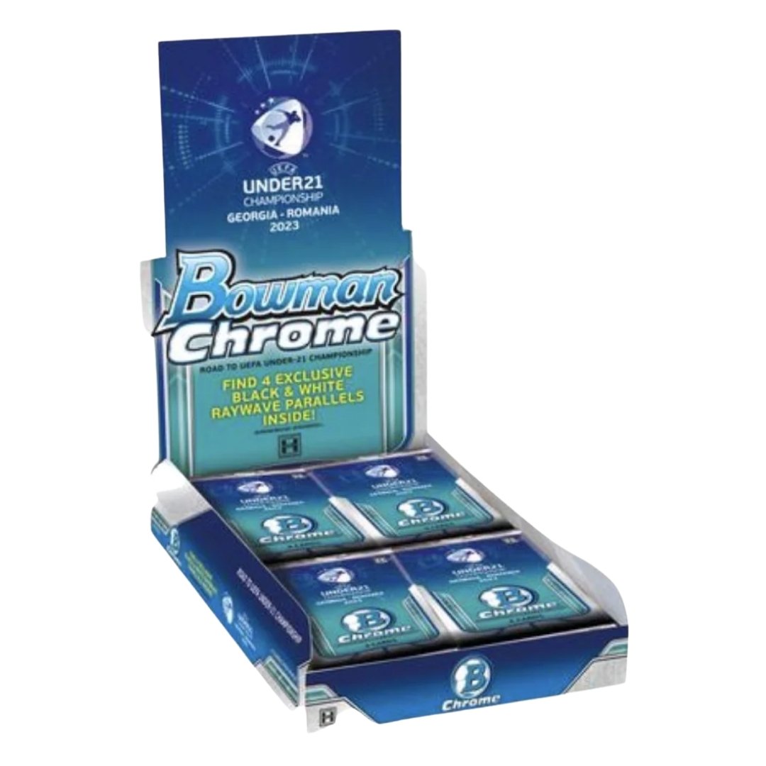 2022 Bowman Chrome Road to UEFA Under 21 European Championship Soccer Hobby Lite Box